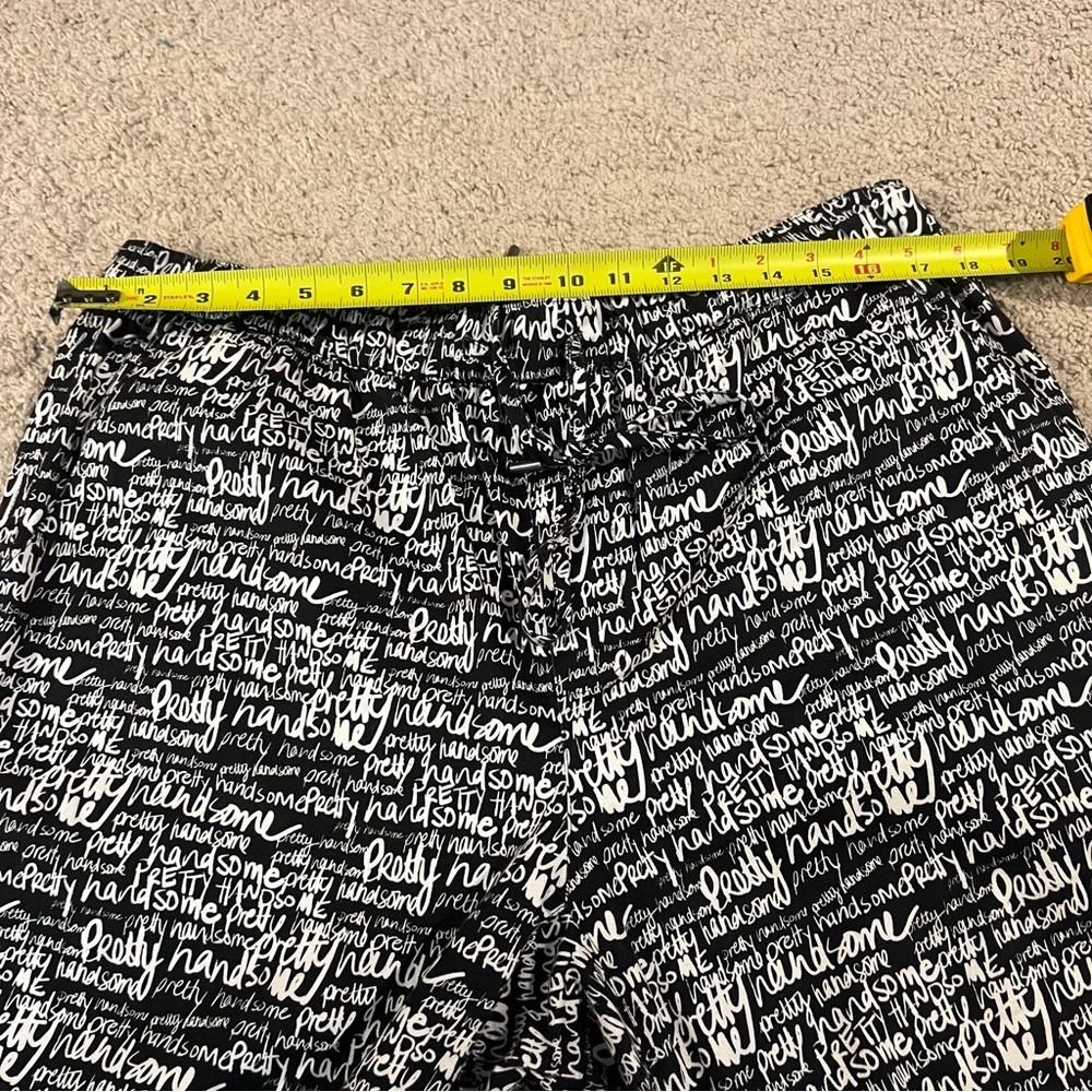 Wildfang Essential Drawstring Pants Script Print … - image 5